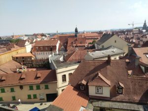 Bamberg from rose garden