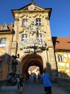 Bamberg bridge tower entrance